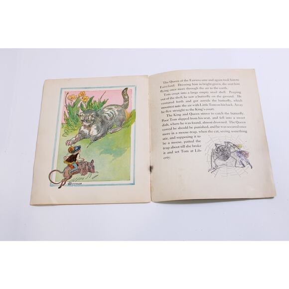 Tom Thumb, Picture Book, Children's, Vintage, Softcover, ~ 250407-WH 344 - Picture 2 of 2